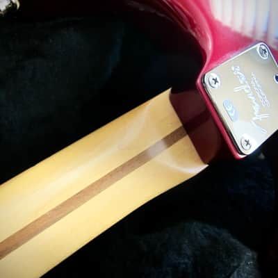 Fender American Lone Star Stratocaster HSS CAR Pearloid Guard HSS Seymour Duncan Pearly Gates Texas Specials OHSC Circa-1999-Candy Apple Red image 22