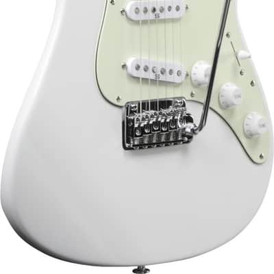 Ibanez LM1-LWH Luca Mantovanelli Signature Electric Guitar 6-String - Luna White + Case image 15