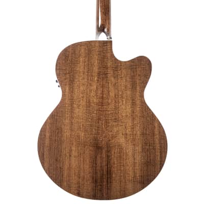 Sawtooth Left Handed Australian Blackwood Jumbo Cutaway 24 Fret Acoustic Electric Guitar w Red Cedar Top image 5