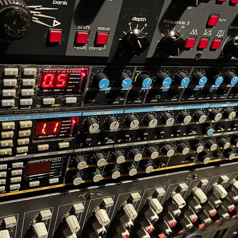 1994-1997 Novation Bass SuperBass Drum Station Black