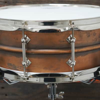 Craviotto 5.5x14" AK Masters Metal Copper Snare Drum - #8/50 image 5
