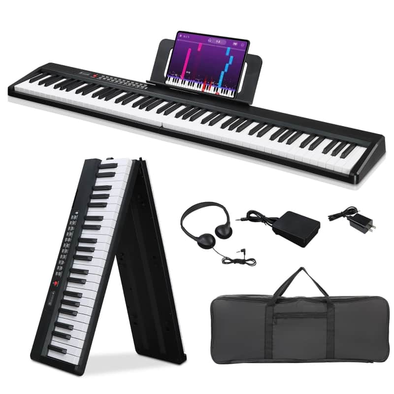 Glarry GPP-106 88 Key Full Size Semi-Weighted Standard Electric Digital Piano image 1