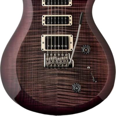 PRS S2 Studio Electric Guitar, Rosewood Fingerboard, Faded Gray Black Purple Burst image 1