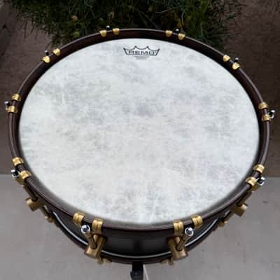 A&F Drum Co. Kimball Green Maple Club Snare Drum 14x6.5 image 6