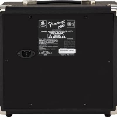 Fender Frontman 20G 2-Channel 20-Watt 1x8" Guitar Combo - Black image 2