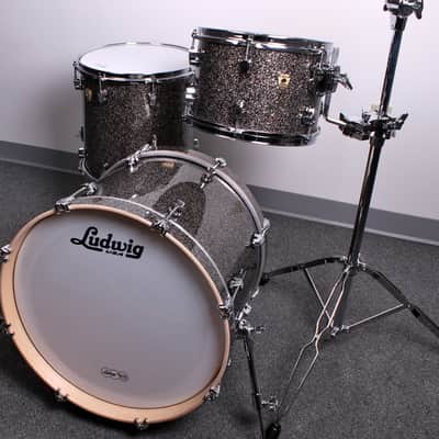 Ludwig  Keystone UpBeat 3 Piece Shell Pack Galaxy Bronze (Made in the USA) image 3
