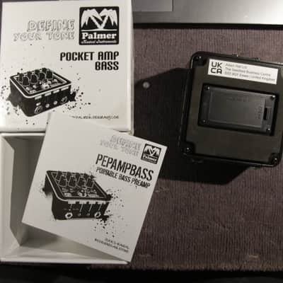 Palmer Pocket Amp Bass Preamp 2010s - Black image 2