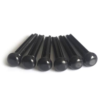 Black Guitar Bridge Pins String Pegs