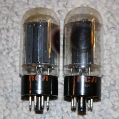 Vintage Original 1960s RCA 6L6 Tubes - From Fender Amp - No Tariffs image 1