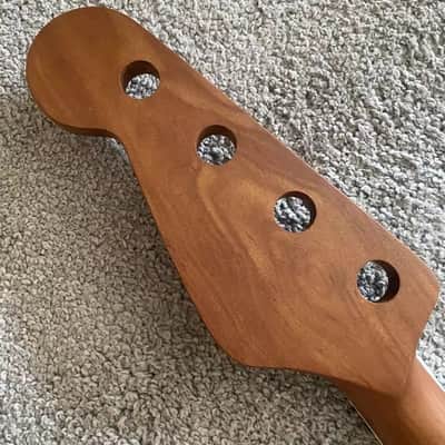 Custom DIY Project 4 String Jazz Bass Style Alder Body, Roasted Maple Neck image 7
