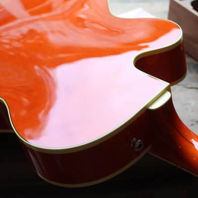 GRETSCH G6120DE Duane Eddy Signature Hollow Body Desert Sunrise, Hardcase, Papers, 3, 18 KG image 6