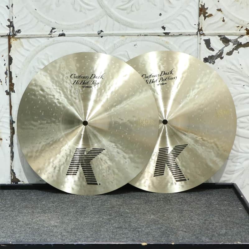 Zildjian K Custom Dark Hi-hat Cymbals 14in (986/1262g) image 1
