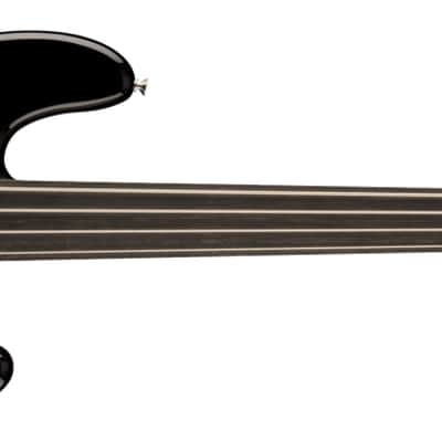 Fender Tony Franklin Fretless Precision Bass Ebony Fingerboard - Black image 7