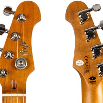 Flight PATHFINDER BARITONE RD Rock Series Basswood Body Roasted Maple Neck 4-String Baritone Ukulele w/Gig Bag image 9