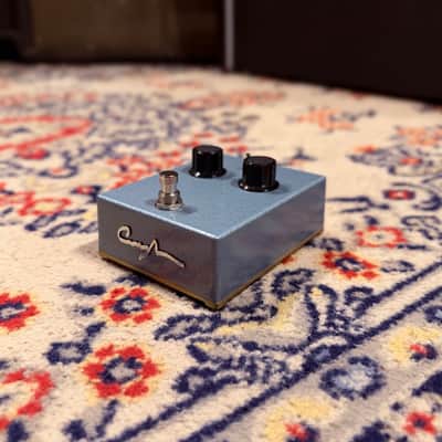 2024 Cunningham Amplifiers Zonk/MK1 Germanium Fuzz Pedalboard Edition - Hammered Blue and Gold w/ Original Box And COA image 2