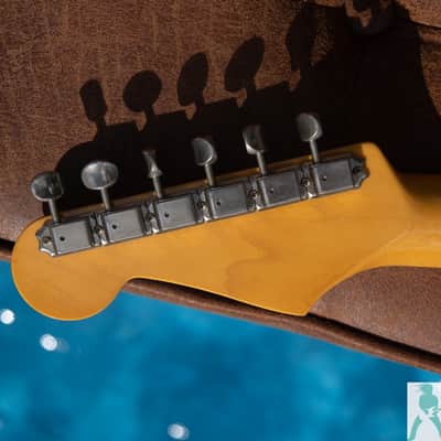 2010 Fender ST-57 Stratocaster Reissue MIJ -Limited Edition Lake Placid Blue Finish - Pro Set Up w Perfect Frets/Action/intonation! image 5