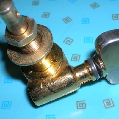 GROVER SINGLE 3x3 gold Rotomatic TUNER  BASS side recent #1 image 3