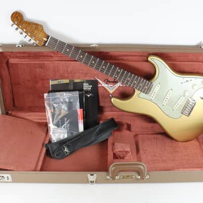 Fender Custom Shop Stratocaster NOS GT11 Aztec Gold Roasted ~MINT~ AAA Flame Maple w/ COA image 1