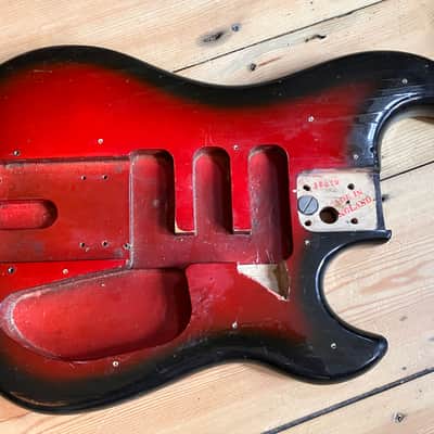 1960s Burns Baldwin Split Sound Jazz Guitar Body Made in England image 1