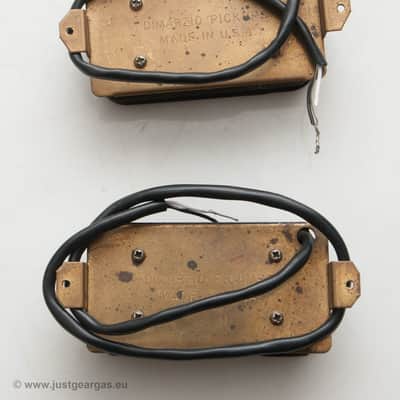 Vintage 70's Dimarzio 1970's K10 (Super 2) "Clipped Square Legs"  pickup set image 3