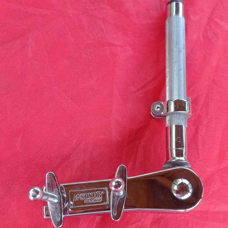 Vintage Sonor  Signature / Phonic Tom arm with vario clamp  80s - Chrome image 1