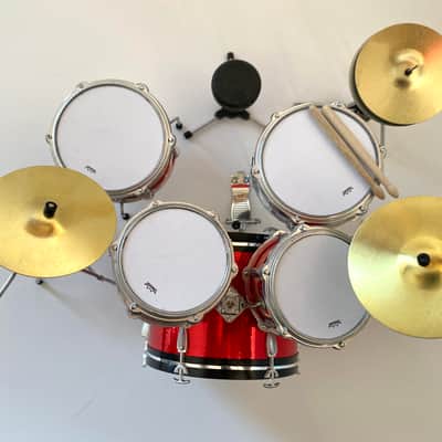 Meg White White Stripes Tribute Mini Ludwig Drum Set Replica Collectible Model image 3