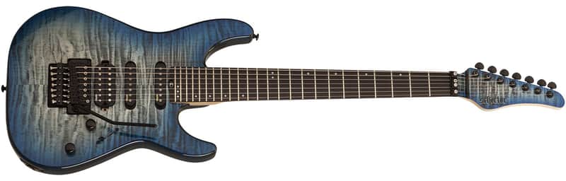 Schecter Sun Valley Super Shredder 7 III 7-string Electric Guitar in Sky Burst image 1