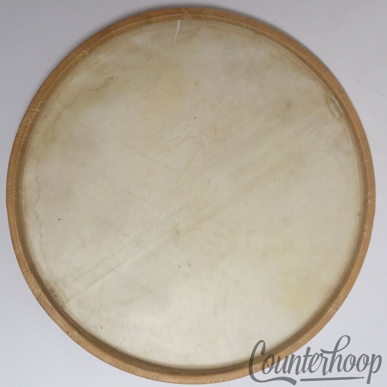 Ludwig 13" Calf Skin Snare Drum Resonant Head Vintage 40s USA Tucked Calfskin* — main photograph