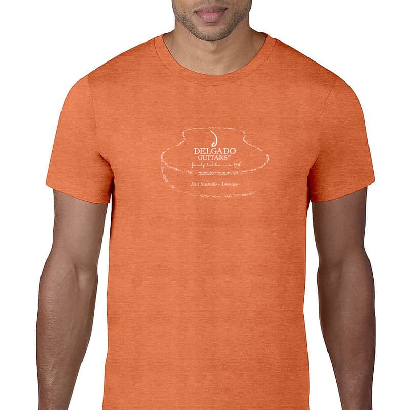 Delgado Guitars T-Shirt Orange image 1