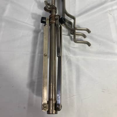Gretsch - No. 4983 Flush Tripod Vintage, Flat-Base Snare Drum Stand Early 1960's - Nickel image 11