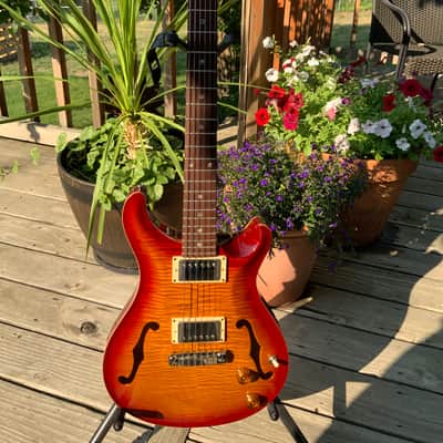 PRS Hollowbody II 2007 - Dark Cherry Sunburst image 3