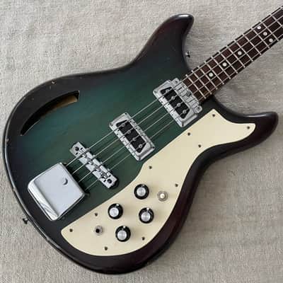 Vintage 1968 Kustom USA K200 Bass Wineburst Finish w Dearmond Pickups + Original Case Rare Model image 1