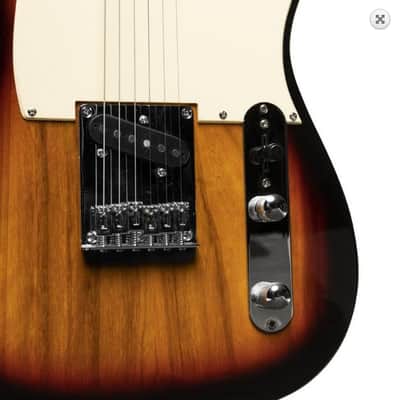 Stagg "T" Series Standard Electric Guitar, Sunburst, Made in Korea image 7