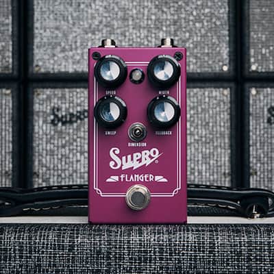 Supro 1309 Flanger Effects Pedal Purple image 6