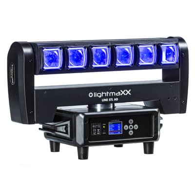 lightmaXX LINE STL AD Moving Head Bar - Battery Powered LED Light image 8