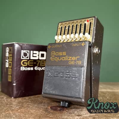 Boss GE-7B Bass Equalizer (Black Label) 1992 - 1995 - Brown image 1
