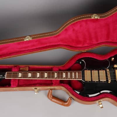 Gibson SGS3 - Limited Edition - 2015 - Sideways Vibrola - Ebony Black w/OHSC image 16