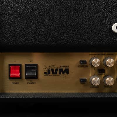2012 Marshall JVM410HJS Joe Satriani Signature Edition - Black | Made in UK 4-Channel 100-Watt Guitar Tube Amp Head Top Collector's Condition | Custom Flight Case image 4