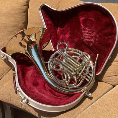 C G Conn  Professional 8D Double French Horn 1970s - Silver image 1