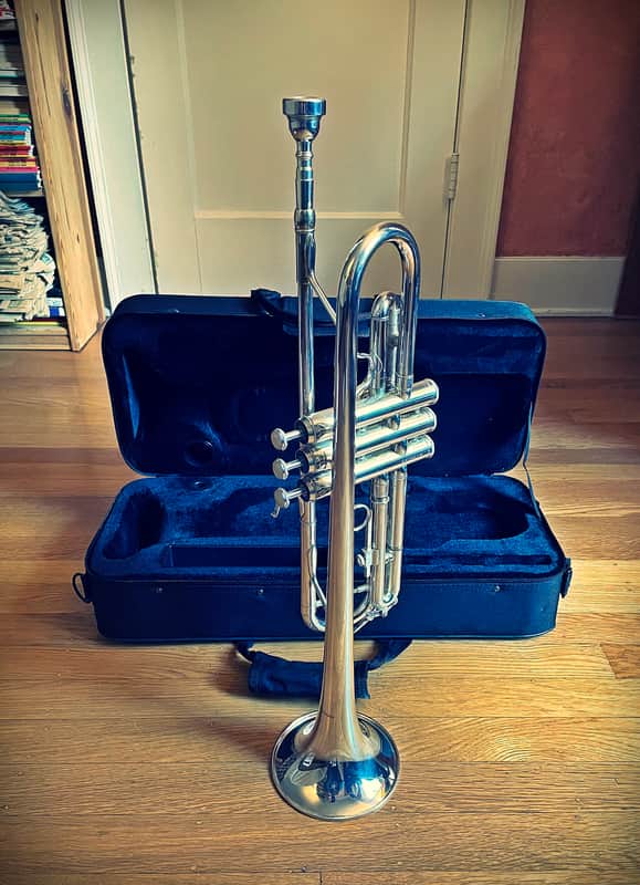 Anaxa Concert Band Silver Plated Trumpet Silver Plated image 1