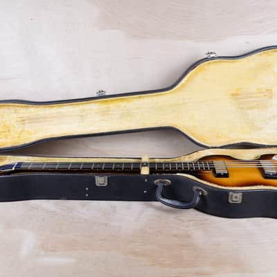 Greco VB50 Violin Bass MIJ 1986 Sunburst Vintage Japan w/ OHSC image 2