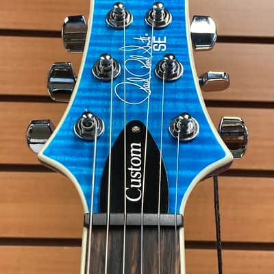 PRS SE Custom 24 Semi-Hollow Piezo - Lake Blue image 5