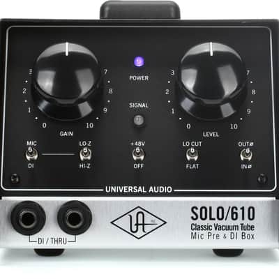 DTM・DAW UNIVERSAL AUDIO SOLO/610 Universal Audio Solo 610 Vacuum Tube Desktop Microphone Preamp DI