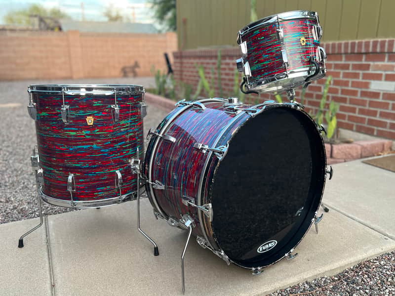 Ludwig Super Classic 1967 - Psychedelic Red image 1