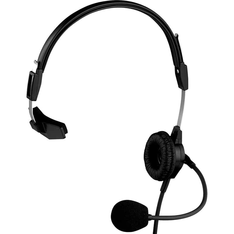 RTS PH-88-IC3 Single-Sided Headset with Dynamic Boom Mic, 9ft Cable for IC-W6 image 1