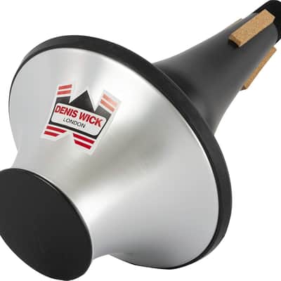 Denis Wick Straight Mute for Bass Trombone or Tenor Horn, 5509 - Hand-Spun Aluminum Mute with Natural Cork, Brilliant Tone, Intonation & Tight-Bell Fit for Practice or Performance image 4