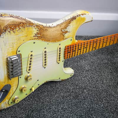 Vtt Relics Strat 50's - Blond Hardtail (with checking) image 1
