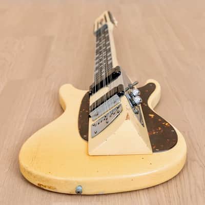 1967 Mosrite Melobar Walt Smith Electric Lap Steel Guitar White, 100% Original w/ Case image 14