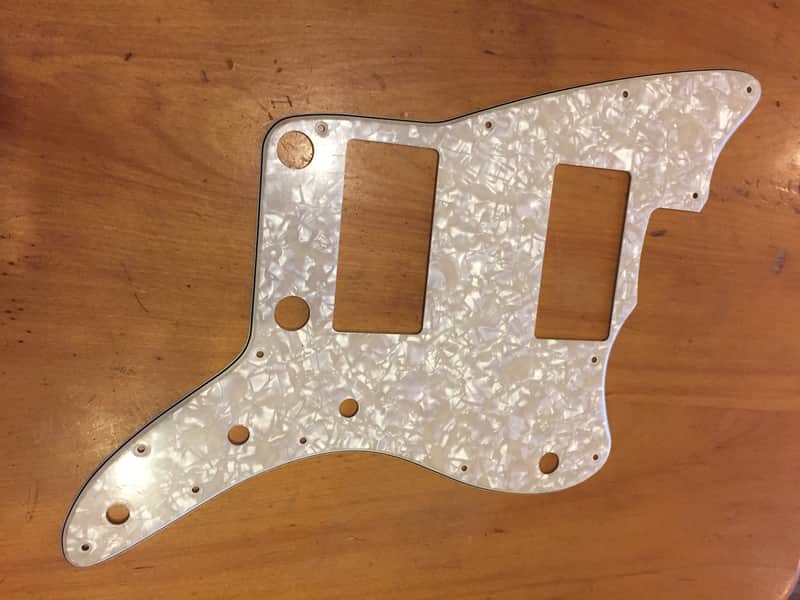 Fender Jazzmaster Pickguard Humbuckers white pearl image 1