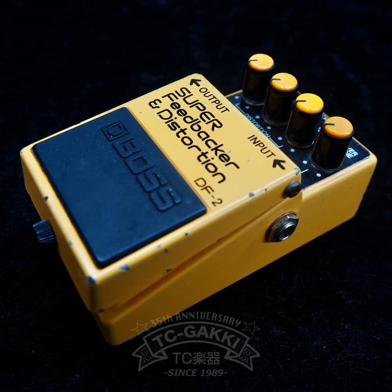 ギター BOSS SUPER Feedbacker & Distortion DF-2 Boss DF-2 Super Feedbacker and Distortion 1985 - 1989 Made In